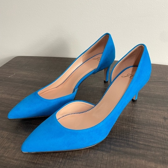 J. Crew Blue Heels - Picture 7 of 14